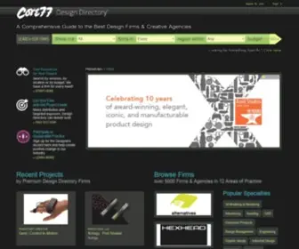 Designdirectory.com(Core77 Design Directory) Screenshot