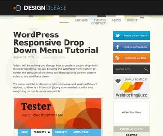 Designdisease.com(Web and Graphic Design Blog by Design Disease) Screenshot
