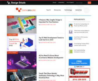 Designdrizzle.com(Free Resources for Web Designers) Screenshot
