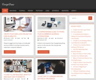 Designdune.com(Graphic and Web Design Resources) Screenshot