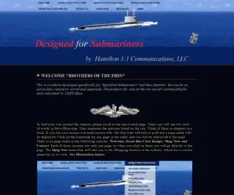 Designed4Submariners.com(Designed for Submariners) Screenshot