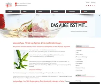 Designed4You.de(Webdesign, Web Design, Programmierung, CMS) Screenshot