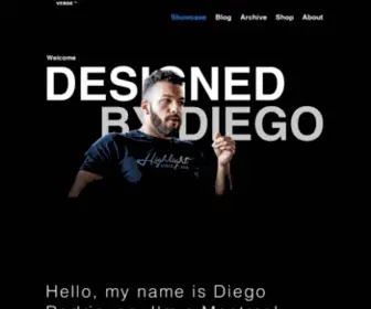 Designedbydiego.com(Digital Graphic Designed by Diego) Screenshot