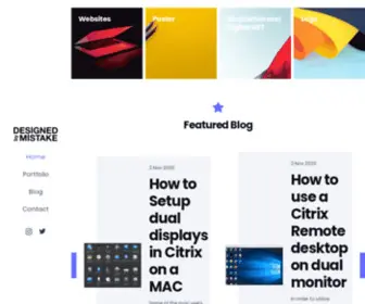 Designedbymistake.com(Designed by mistake) Screenshot