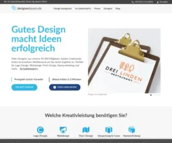 Designenlassen.de(Logo-Designer, Webdesigner, Grafik-Designer) Screenshot
