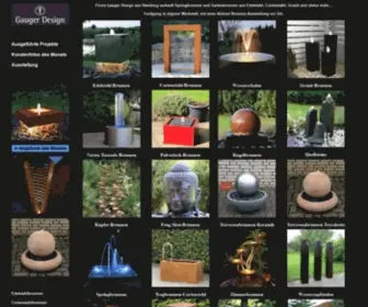 Designer-Brunnen.de(Designer-Springbrunnen Online-Shop) Screenshot