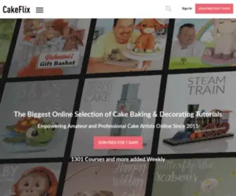Designer-Cakes.com(How to Bake and Decorate Cakes) Screenshot