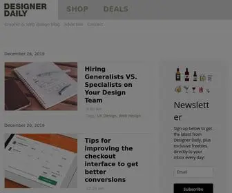 Designer-Daily.com(Designer Daily) Screenshot