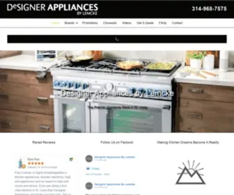 Designerappliancesbylemcke.com(Designer Appliances by Lemcke) Screenshot