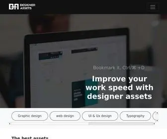 Designerassets.in(First-rated sites to improve design skill) Screenshot
