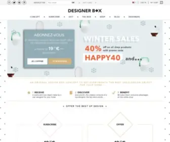 Designerbox.com(Le meilleur de la d) Screenshot