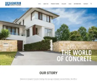 Designerconcrete.com.au(Designer Concrete) Screenshot