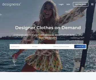 Designerex.com(Compare Providers and Rent Dresses) Screenshot