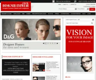 Designereyewear.co.uk(Designer Glasses) Screenshot