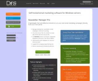 Designerfreesolutions.com(Self-hosted email marketing software for Windows servers) Screenshot