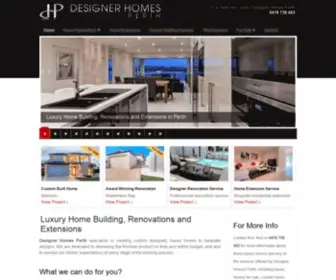 Designerhomesperth.com(Luxury Home Builders & Home Renovation Perth) Screenshot