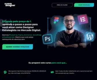 Designermarketeiro.com(O Novo Designer) Screenshot
