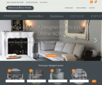 DesignerpaintStore.com(Designer Paint Store) Screenshot
