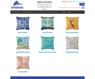 Designerpillowshop.com(Designer Pillow Shop) Screenshot