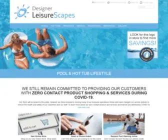 Designerpools.ca(Designer Pools) Screenshot