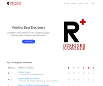 Designerrankings.com(Designer Rankings) Screenshot