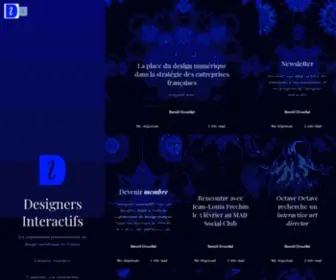 Designersinteractifs.org(Designers Interactifs) Screenshot