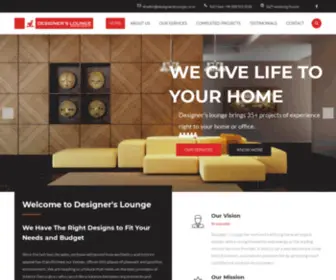 Designerslounge.co.in(Interior designers in Hyderabad) Screenshot
