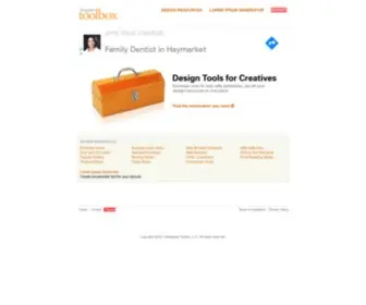 Designerstoolbox.com(Designers Toolbox) Screenshot