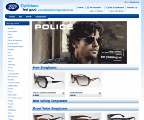 Designersunglasses.co.uk(Designer Sunglasses) Screenshot