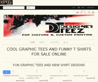 Designerteez.com(Shop Cool) Screenshot