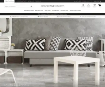 Designertileconcepts.com(Designer Tile Concepts) Screenshot