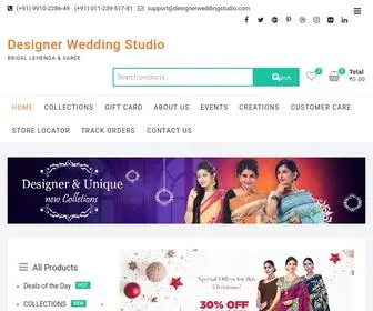 Designerweddingstudio.com(Bridal Lehenga &amp; Saree) Screenshot