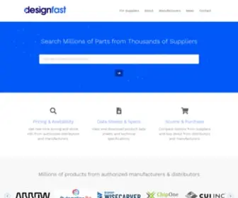 Designfast.com(DesignFast Component Selection Made Simple) Screenshot