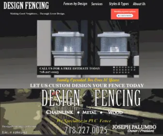 Designfencingnynj.com(Design Fencing Inc) Screenshot