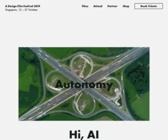 Designfilmfestival.com(A Design Film Festival 2019) Screenshot