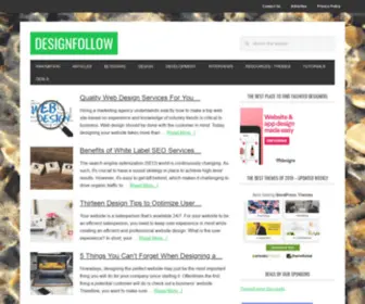 Designfollow.com(DesignFollow) Screenshot