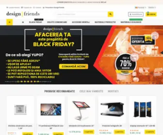 Designfriends.ro(Magazinul tau de materiale si accesorii pentru productie publicitara) Screenshot