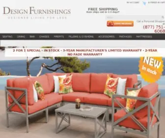 Designfurnishings.com(Outdoor Wicker Furniture for Sale) Screenshot