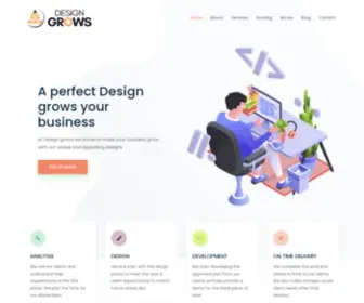 Designgrows.com(Design grows) Screenshot