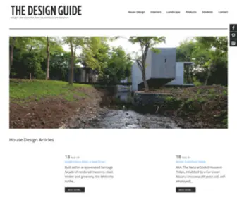 Designguide.co.nz(The Design Guide magazine) Screenshot