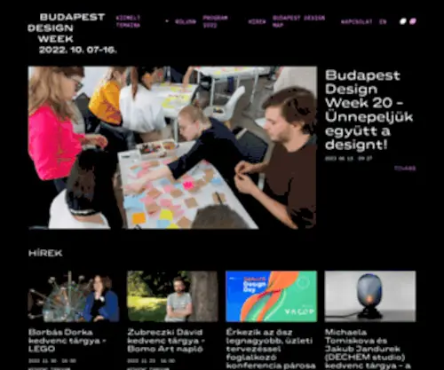 Designhet.hu(Design Hét 2012) Screenshot