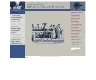 Designhistory.org(An Introduction to the History of Graphic Design) Screenshot