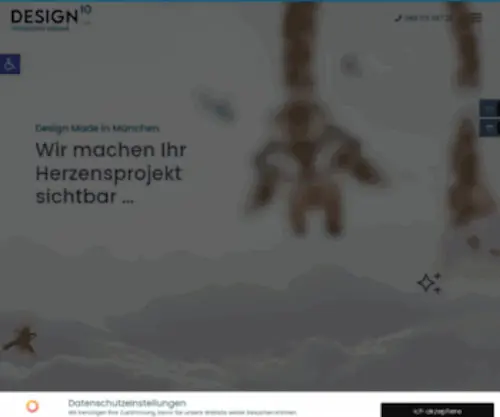 Designhoch10.com(Ihre Design Agentur aus München. Spezialisiert auf Praxen & Firmen aus der Gesundheitsbranche) Screenshot
