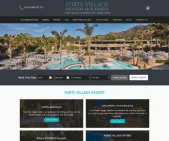 Designholidaysfortevillage.co.uk(Forte Village) Screenshot