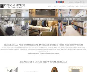 Designhousetx.com(Design House Interior Designers and Showroom Houston) Screenshot