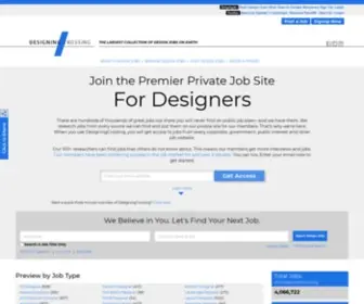 Designingcrossing.com(Design Jobs) Screenshot