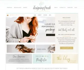 Designingfresh.com(Boutique Website Design) Screenshot