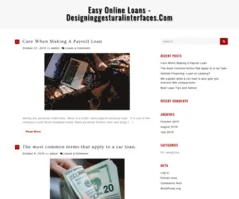Designinggesturalinterfaces.com(Designinggesturalinterfaces) Screenshot