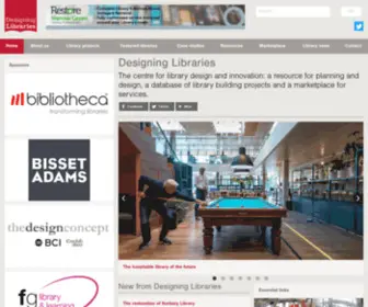 Designinglibraries.org.uk(The centre for library design and innovation) Screenshot