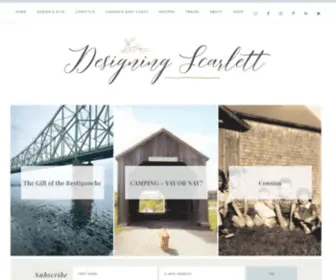 Designingscarlett.com(Designing Scarlett) Screenshot